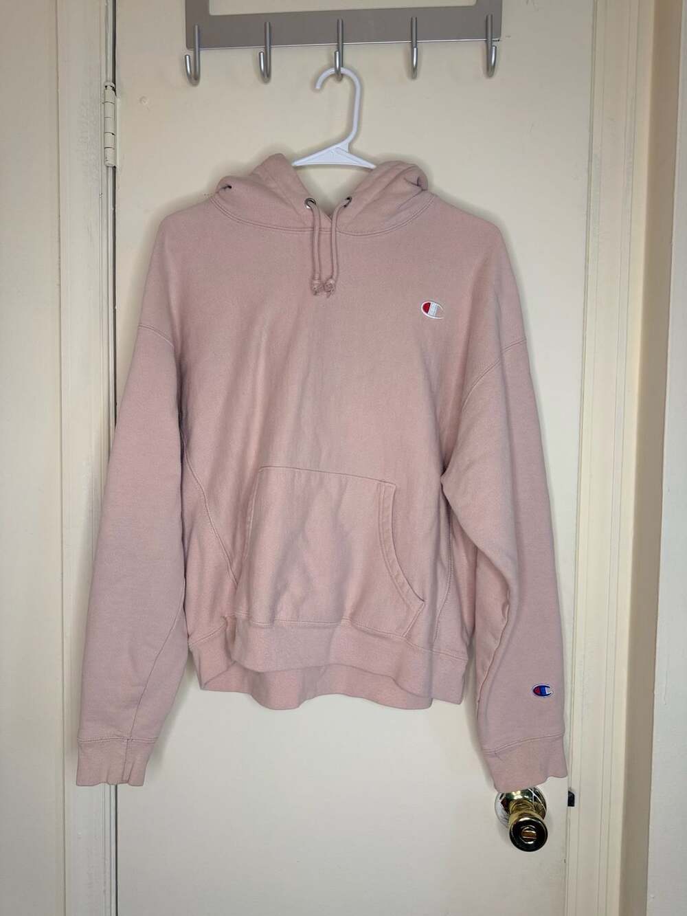 Champion Reverse Weave Pink Hoodie
